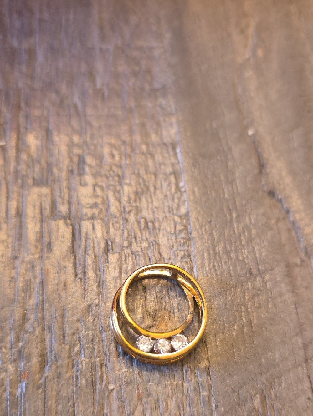 Sterling Silver Double Circle Pedant - Women Jewelry